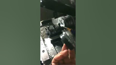 Automated CNC lathe #NC turning outer circle, boring #机械 #