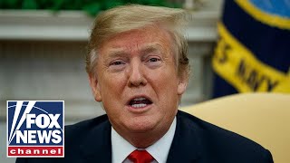 Trump speaks to press moments after Barr's Capitol Hill hearing
