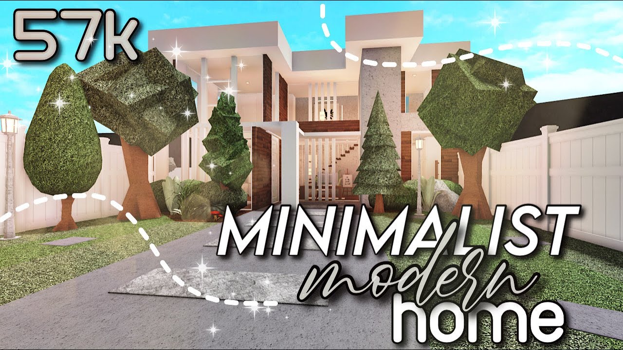 Roblox | Bloxburg: Minimalist Modern House | House Build (5K SUBSCRIBER ...