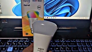 Wipro Garnet 9W Smart LED Bulb Unboxing And Review + Setup | Wipro RGB+White Smart LED Bulb Hands On