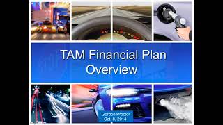 TAM Webinar 12: Transportation Asset Management Financial Plans