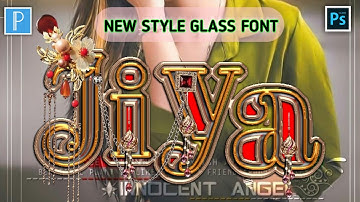Dp Editng Tutorial | Glass fonts Editing Tutorial | Pstouch Editng| Mazhar Edit