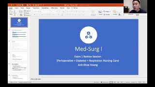 Perioperative, Diabetes, Respiratory Care - MedSurg 1 - Exam 1 - Tutor Session - TAMUCC