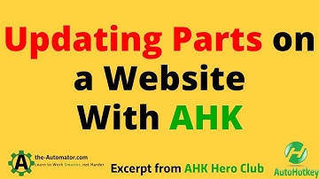 De status van onderdelen op een website bijwerken