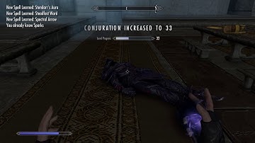 Skyrim PS4 Conjuration Power Leveling