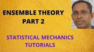 Elements of ensemble theory