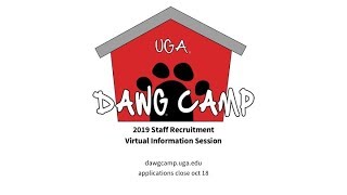 Dawg Camp Information Session 2019