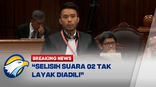 BREAKING NEWS | Kuasa Hukum: Suara Prabowo-Gibran Tak Layak Diadili di MK