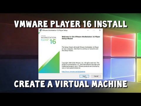 Vmware Workstation Player 16 Installation and How to create a virtual machine 2020 Guide