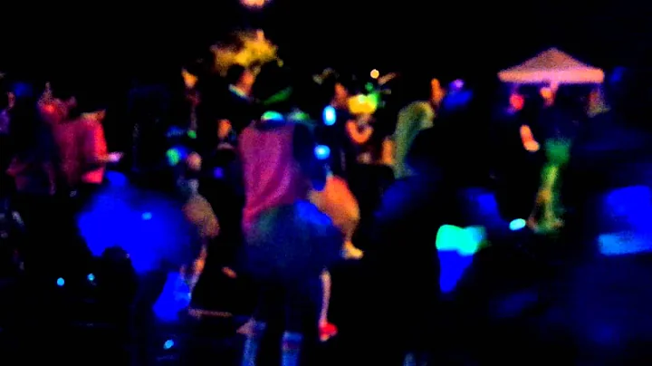 Partying at the Loco Glo 5K