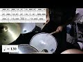 Rolling in Rhythm from Modern Rudimental Swing Solos for the Advanced Drummer by C. S. Wilcoxon