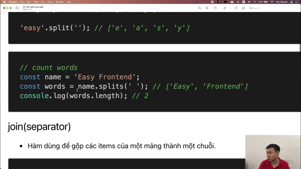 07 006 Split and Join - YouTube