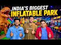 India's first biggest inflatable park in Bangalore has upgraded Unlimited game zone and fun ❤️