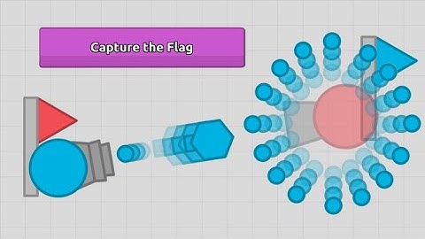 Diep.io Update! NEW Firework tank and Capture the Flag Gamemode!