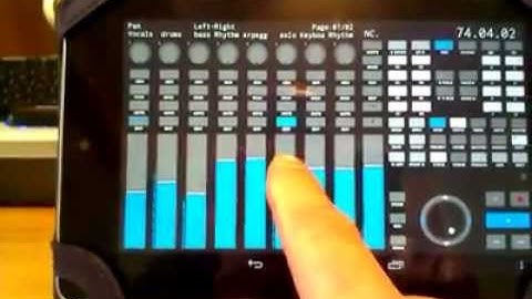 TouchDaw and Cubase Demonstration.