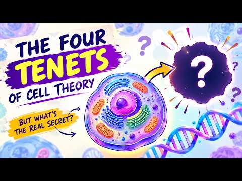 4 Tenets of Cell Theory Explained in 1 Minute!!