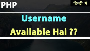 PHP Check if username already exist | Learn PHP in Hindi Urdu | vishAcademy