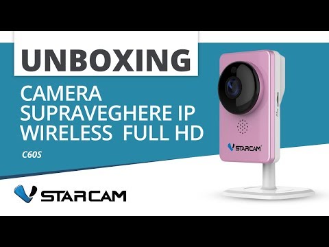 UNBOXING - Camera supraveghere IP wireless Vstarcam C60S, 2 Megapixel,  Full HD
