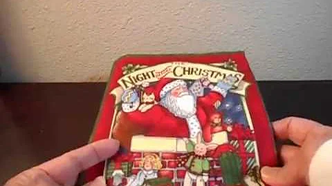 Night Before Christmas  (DIY fabric book from Hobb...