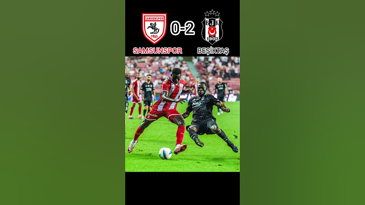 SAMSUNSPOR 0-2 BEŞİKTAŞ 🖤🤍#shorts #football