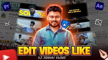 Edit videos like @VjSiddhuVlog😱 || Decoding vj siddhu vlogs video editing🔥 ||