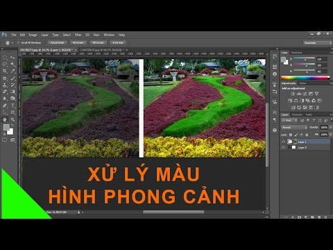 Chỉnh Sửa Màu Ảnh Bằng Photoshop Cs6 - Cách xử lý màu hình phong cảnh bằng photoshop cs6.