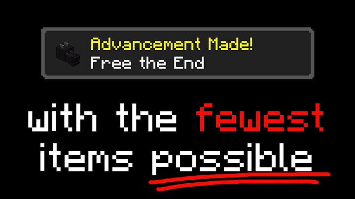 How To Beat Minecraft Using Only 5 Items…