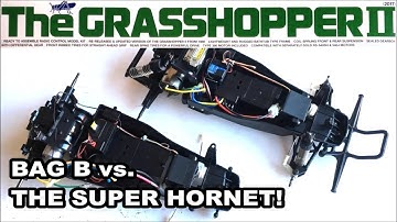 BUiLDiNG the New Tamiya Grasshopper II 2017 Re-release (58643) Part 2: Step 6-11 vs The Super Hornet