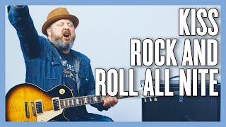 Kiss Rock And Roll All Nite Guitar Lesson + Tutorial