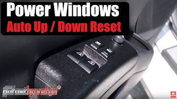 How to reset/ recalibrate automatic power window switches (Nissan 350Z) | AnthonyJ350