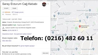 Pendik Kurtkoy Yemek Siparisi Saray Erzurum Cag Kebabi 0 216 482 60 11 Youtube