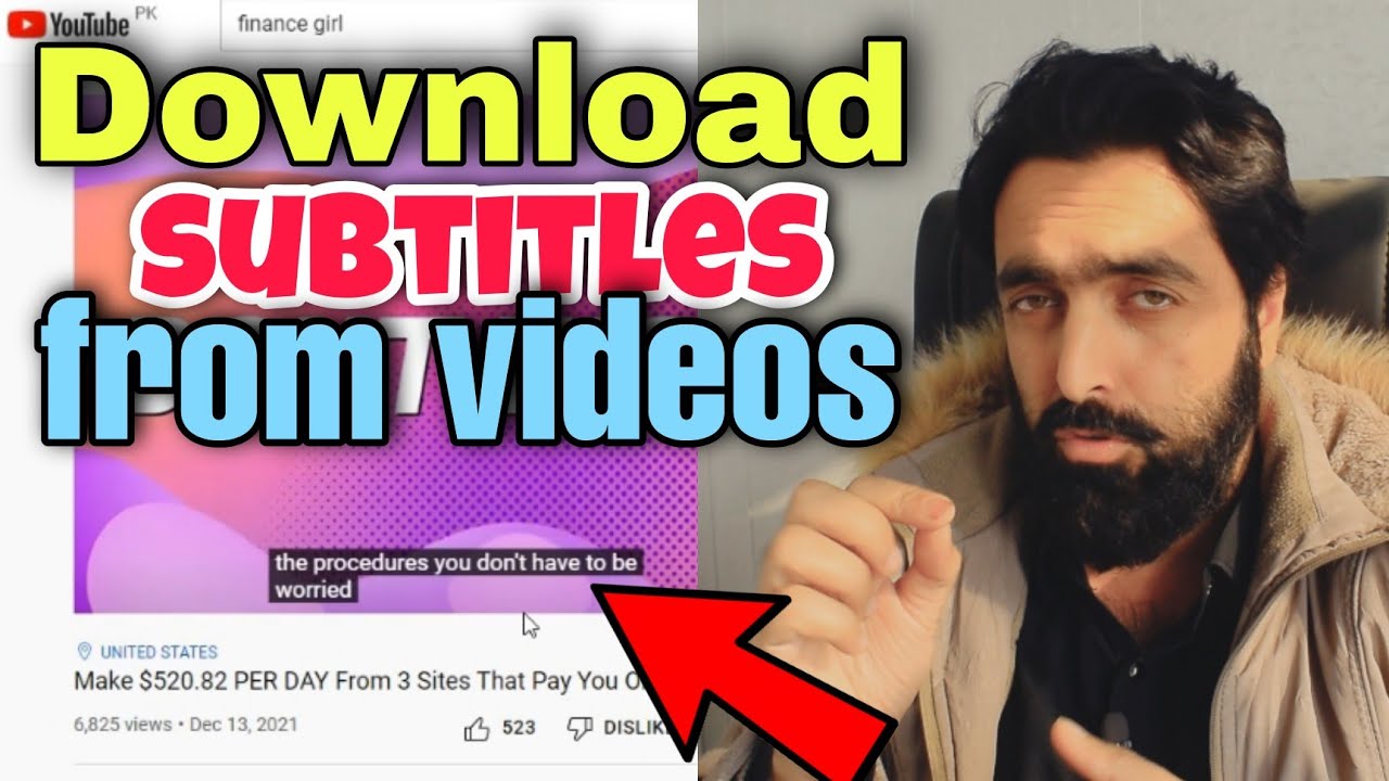 How to Download Subtitles from YouTube Videos Download Video