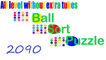 Ball Sort Puzzle Level 2090 🎯 All level without extra tube 😂 Game Walkthrough 😘