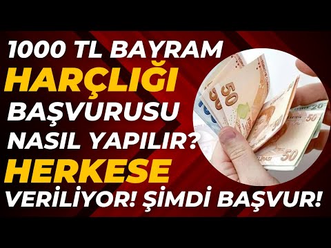 Bayram Harçlığı Başvurusu Nasıl Yapılır? 1000 TL Bayram harçlığı verilecek mi? Öğrencilere harçlık!