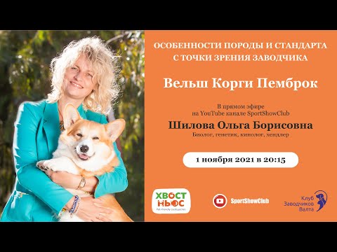 ВЕЛЬШ КОРГИ ПЕМБРОК / Спикер - Шилова Ольга Борисовна