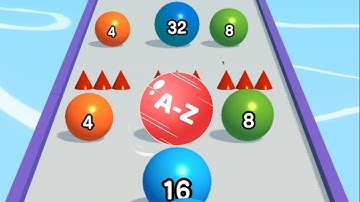 Ball Run 2048 Gameplay (Level 121-123) 🟡🟢🔵