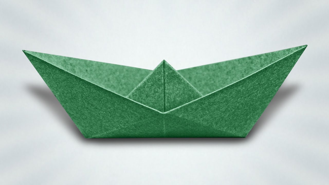 How to Make a Paper Boat (Origami Instructions) - YouTube