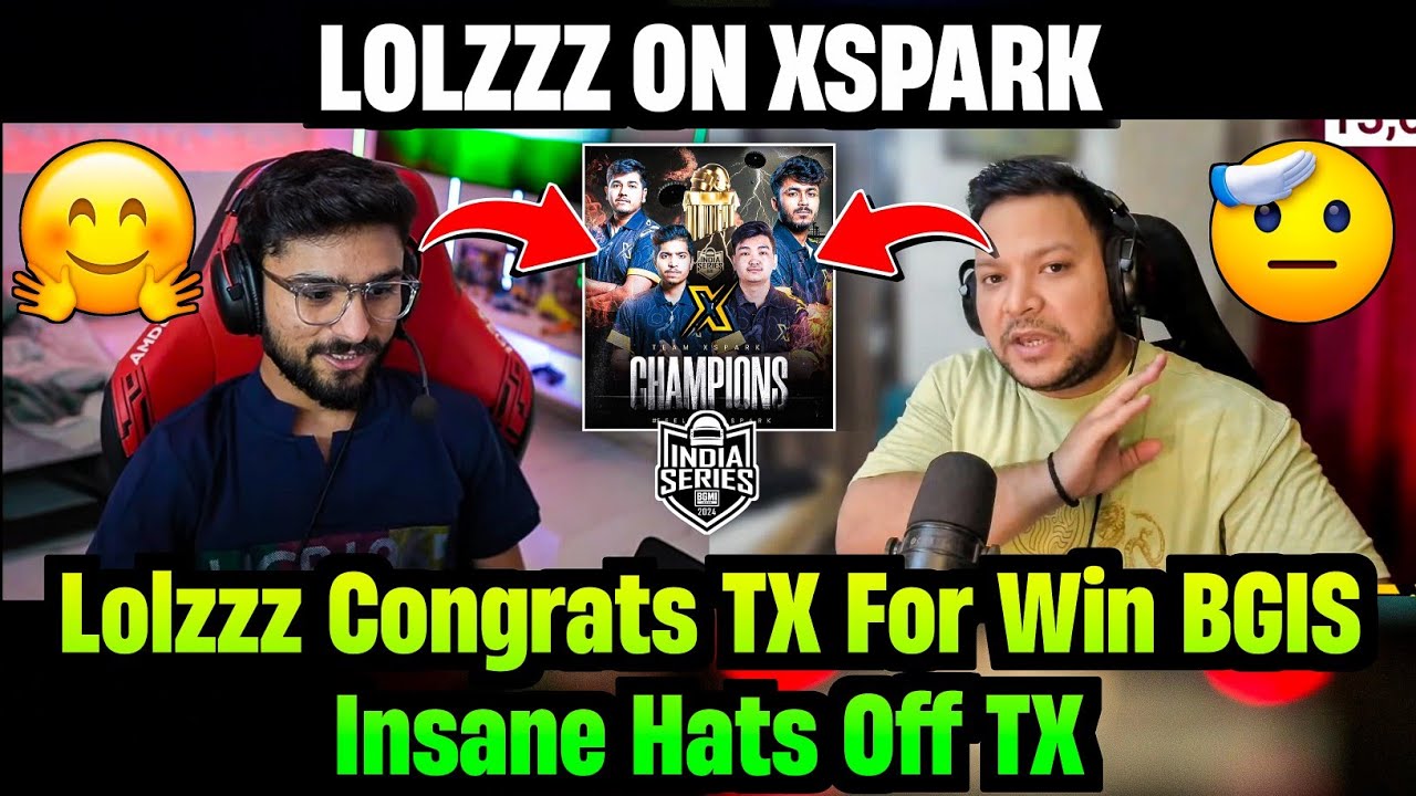Lolzzz Congrats Team Xspark For Win BGIS 🏆🤗 Insane Arena Hats Off TX ⚡️ ...