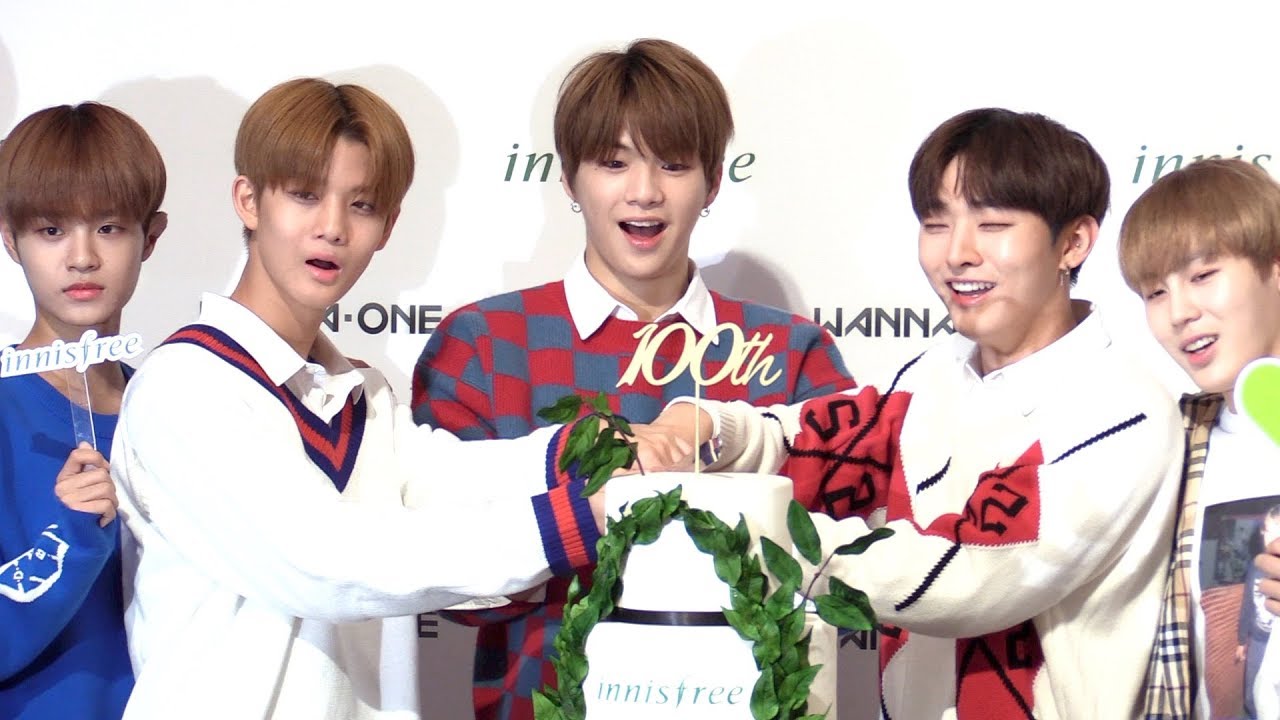 워너원(WANNA ONE), 워너블 ❤︎마음 훔친 심쿵 팬사인회 @이니스프리 모델 100일