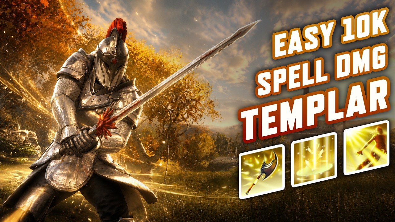 Easy 10k Spell Damage Templar PvP Build - Update 50 - Elder Scrolls Online