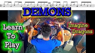 Demons - Imagine Dragons - Drum Tutorial Lesson