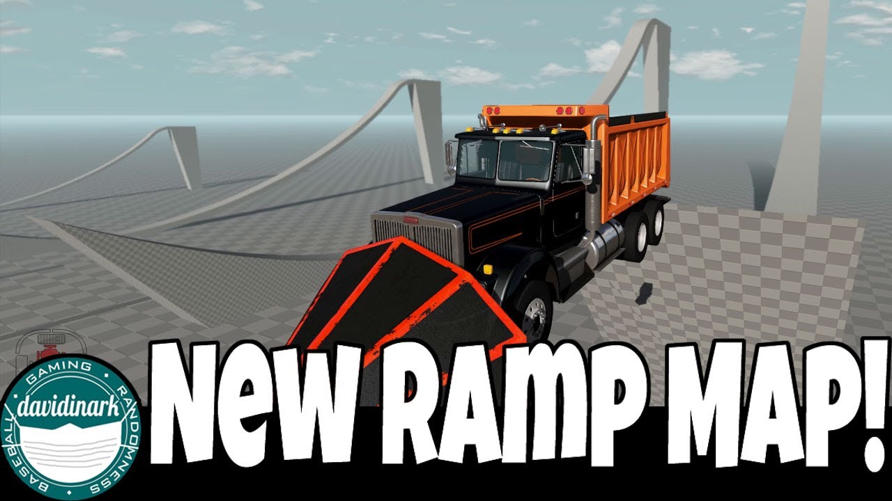 BeamNG Drive Simple Ramp Mod! BeamNG Drive map mods YouTube