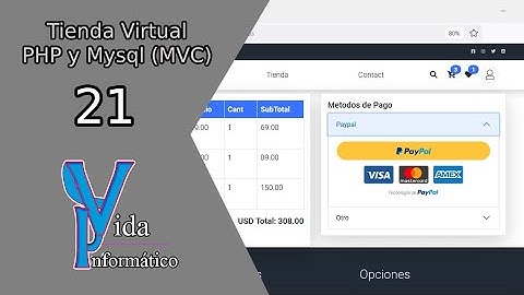 21 tienda virtual con PHP y MySQL - Registrar pedido