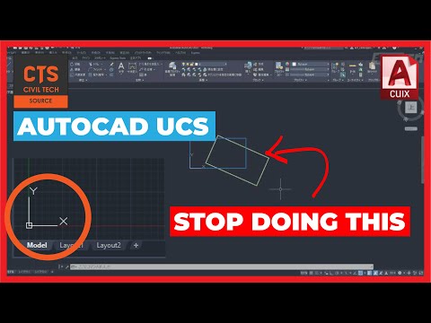 Video: Hoe toon ik UCS in AutoCAD?