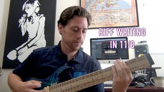 Video thumbnail of "Riff Writing in 11/8"