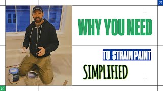 Why You Should Strain Your Paint (and HOW to do it!)