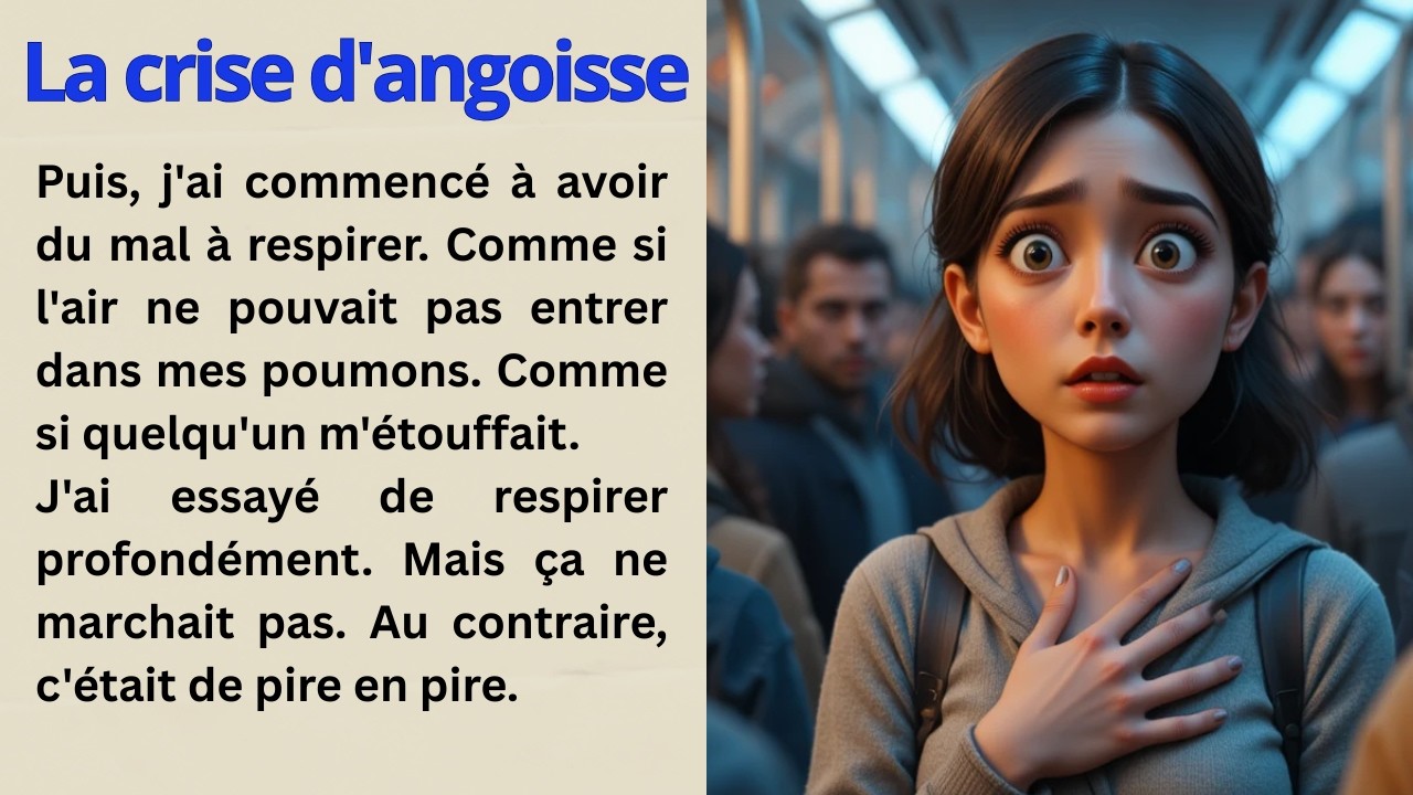 💙 Learn French Through Stories | My First Panic Attack | French Listening Comprehension