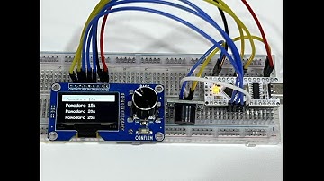 Arduino small project, a Pomodo clock with menu