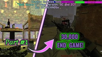 Custom Zombies Solo▐ "Doll House Zombie Chicken Taco" Map Part #1 Attempt #2
