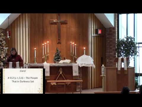 2022 12 25 CHRISTMAS DAY with Communion Zion & Berea Lutheran Carols & Lessons